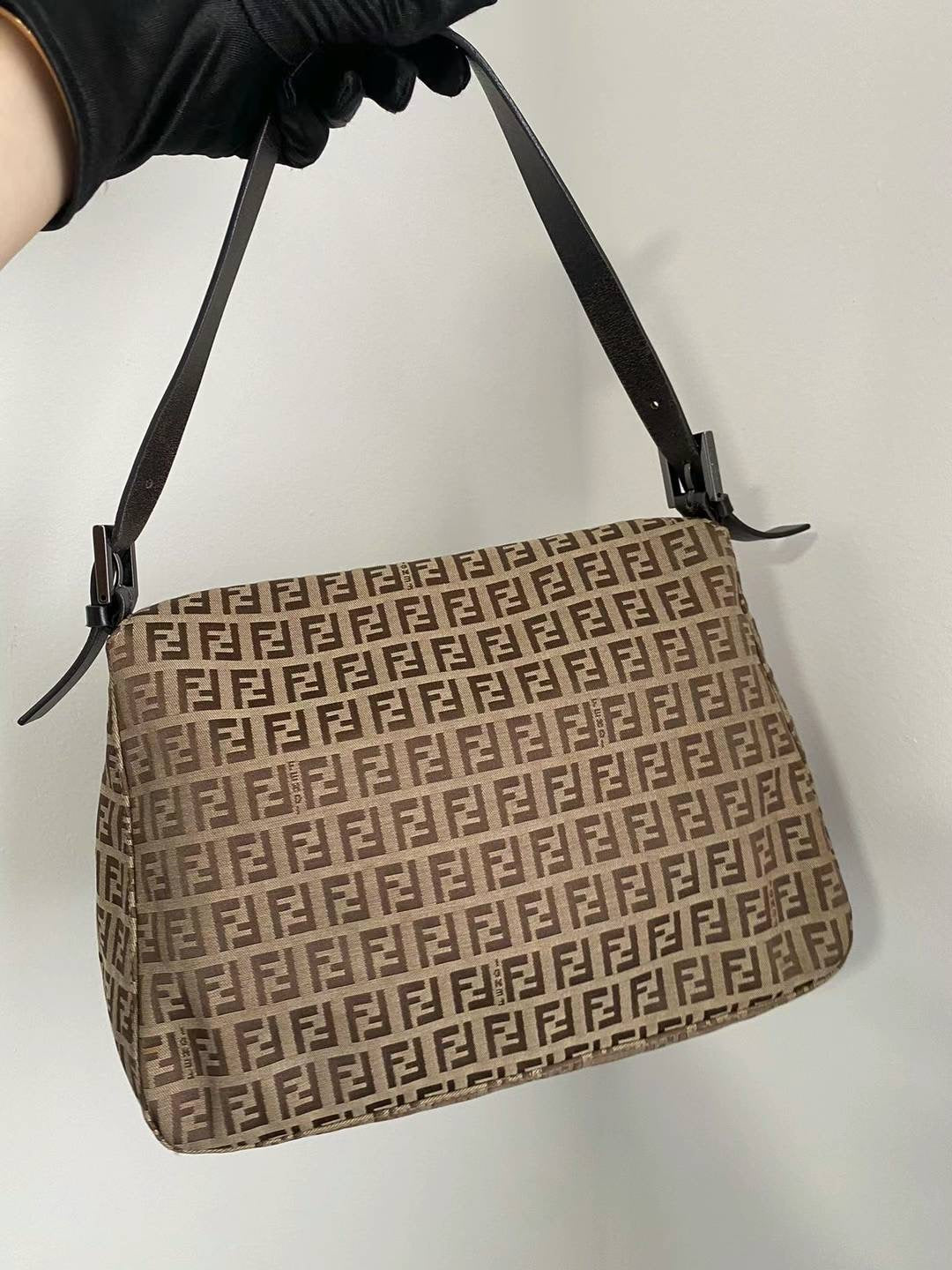 Fendi light brown mama zucca