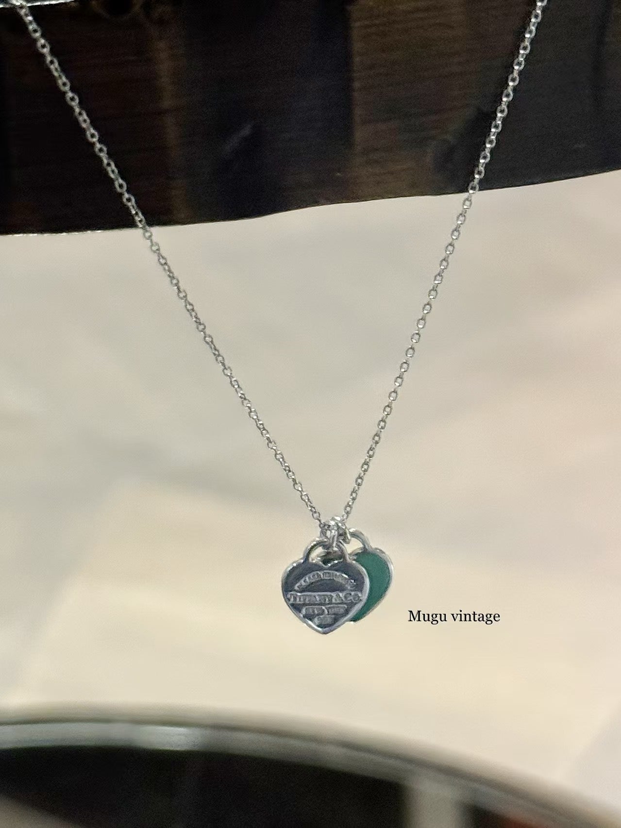 Tiffany & co mini heart necklace