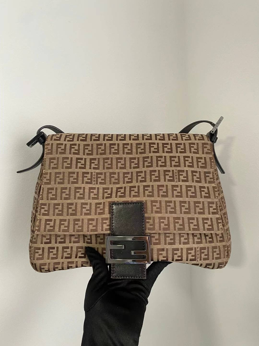 Fendi light brown mama zucca
