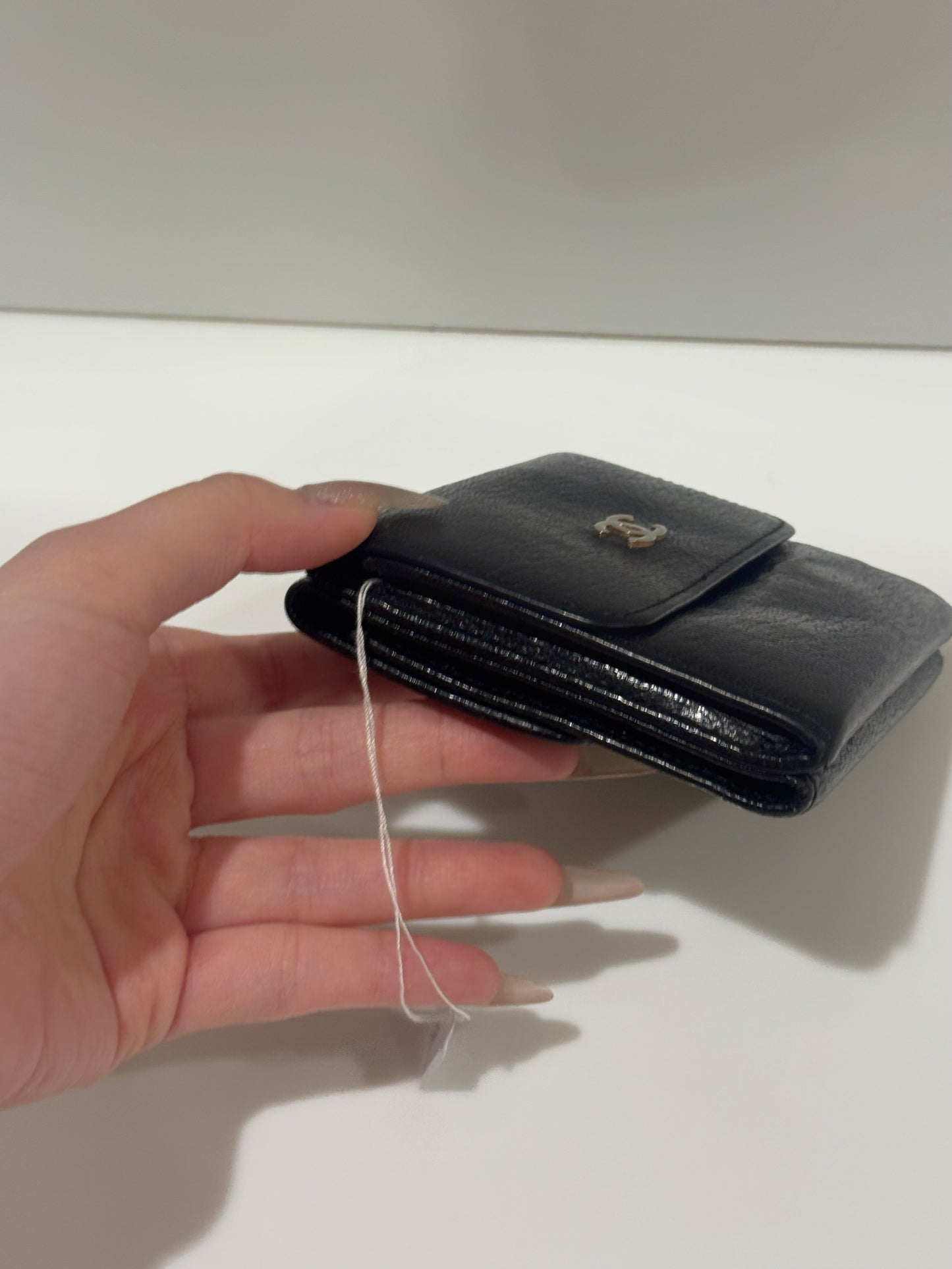 Chanel black & silver wallet
