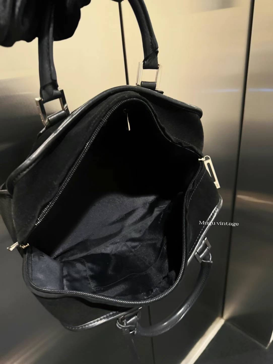 loewe amazona 28 black suede