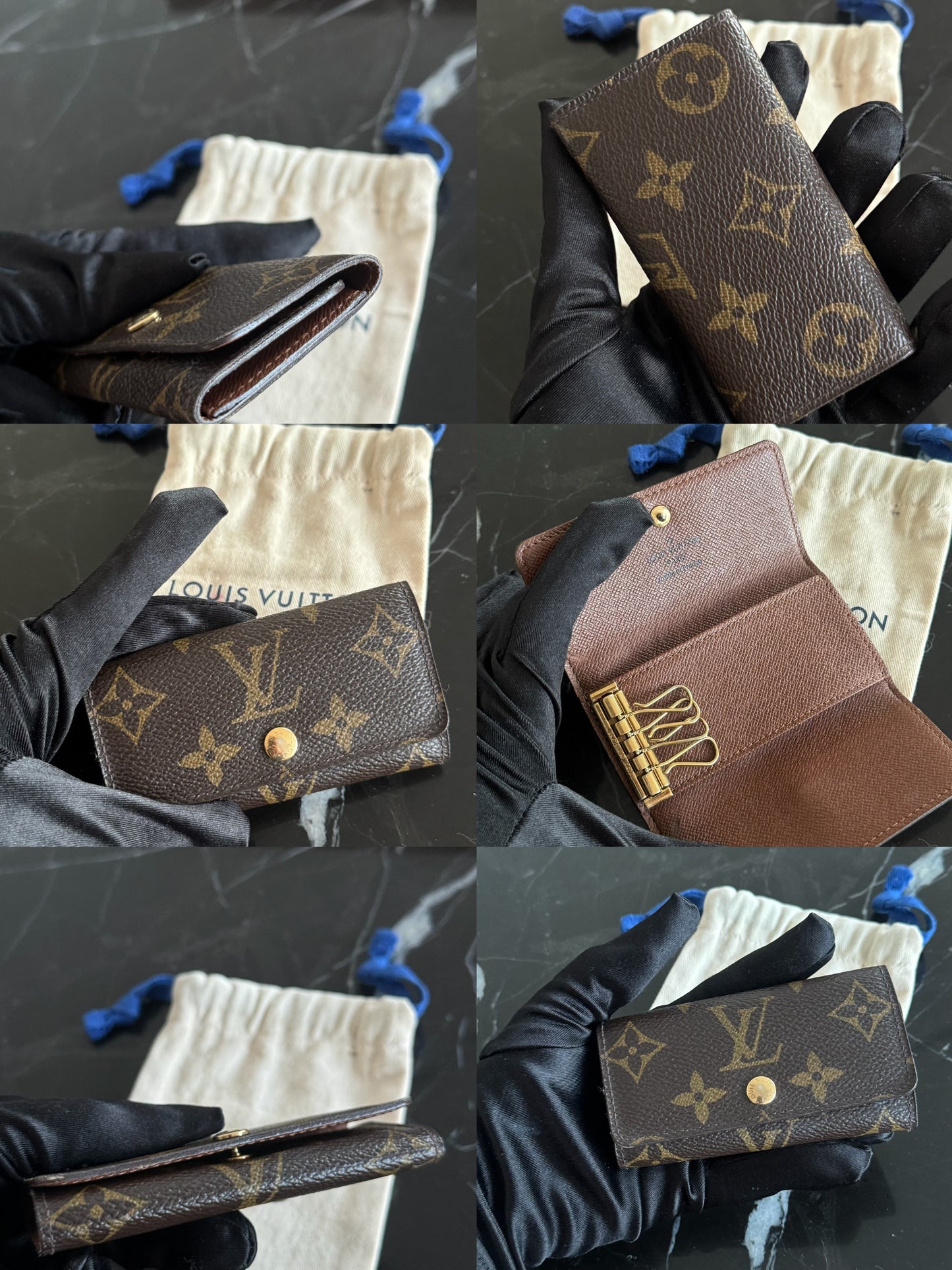 Louis Vuitton 4 key holder & cardholder