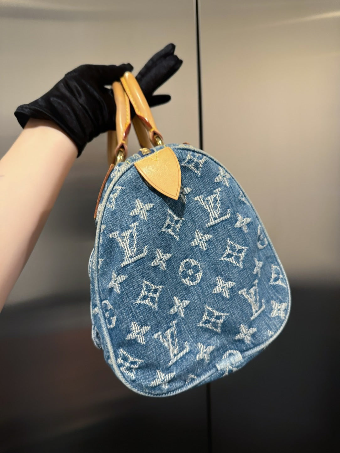 Louis Vuitton denim speedy