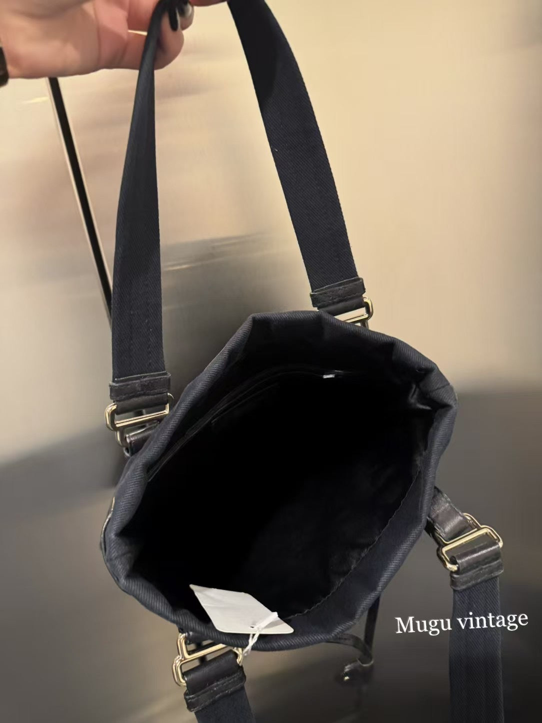 YSL black & gold tote
