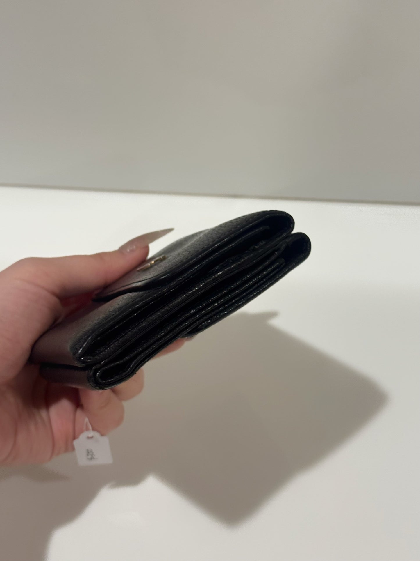 Chanel black & silver wallet