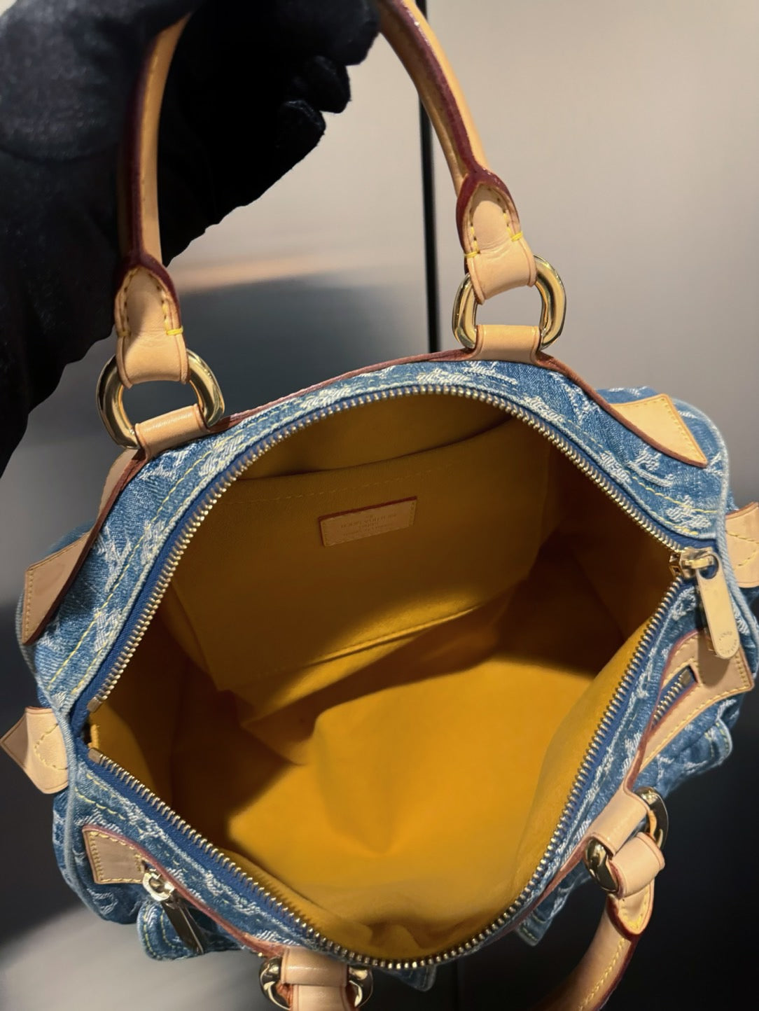 Louis Vuitton denim speedy