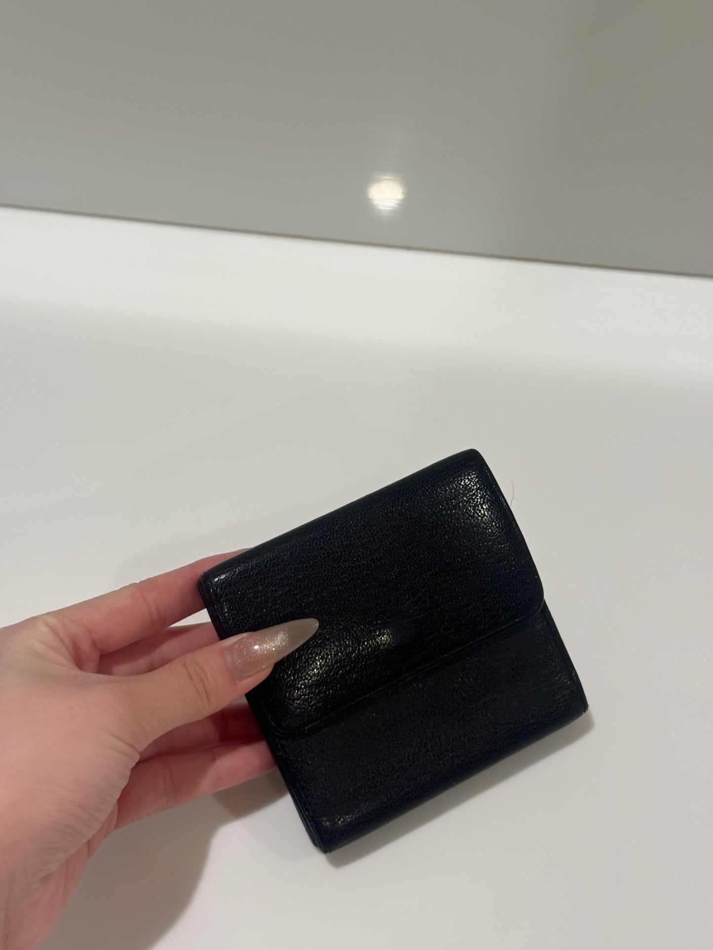Chanel black & silver wallet