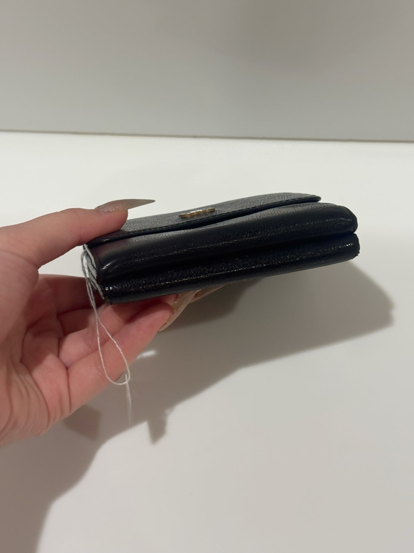 Chanel black & silver wallet