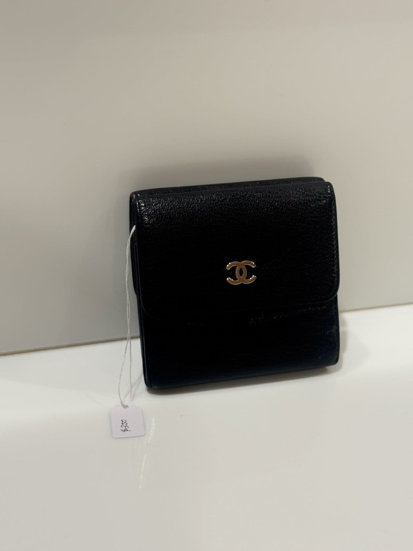 Chanel black & silver wallet