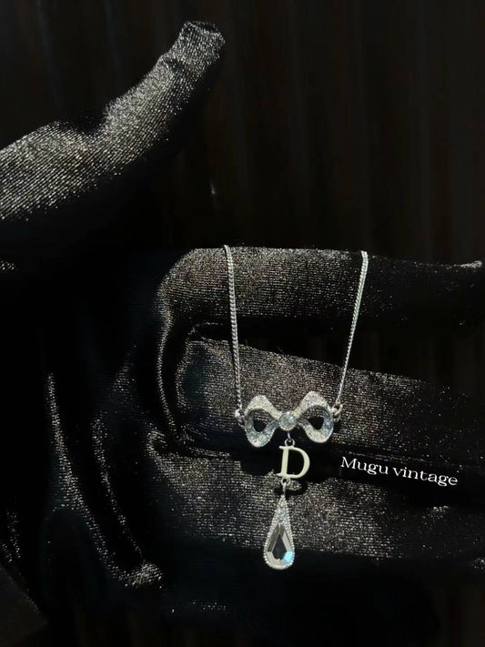 Dior mermaid teardrop necklace