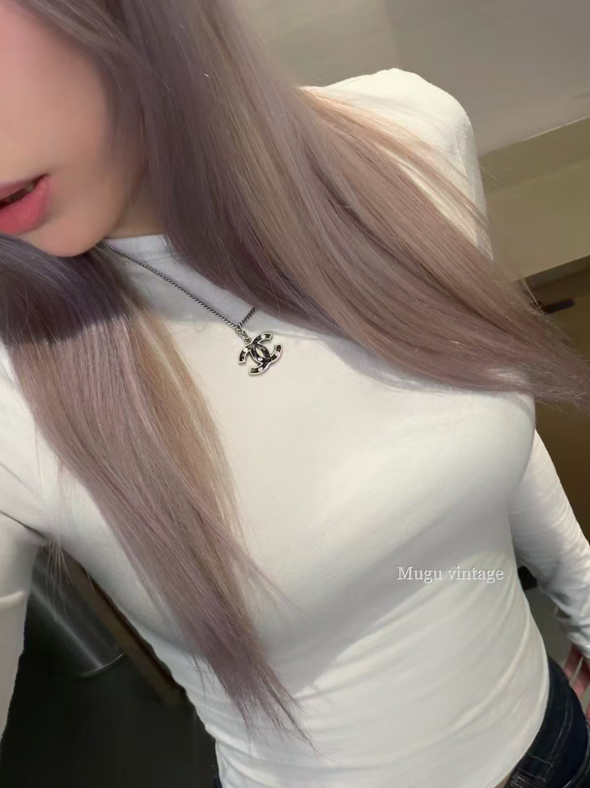 Chanel 2008 double c necklace