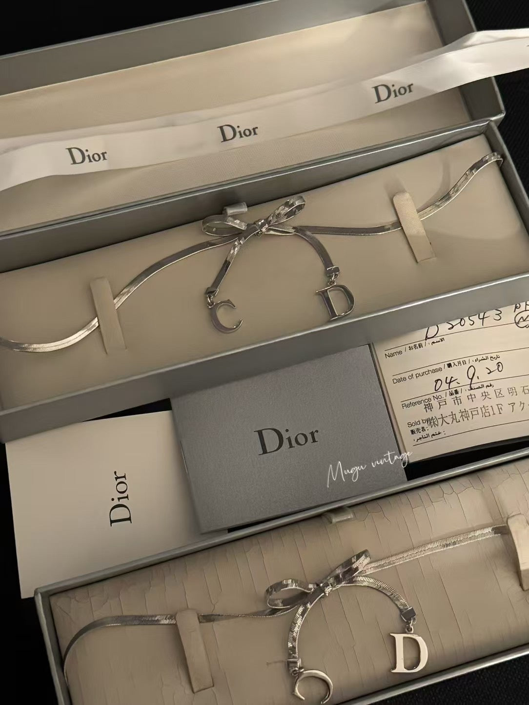 Dior 2004 bow chocker