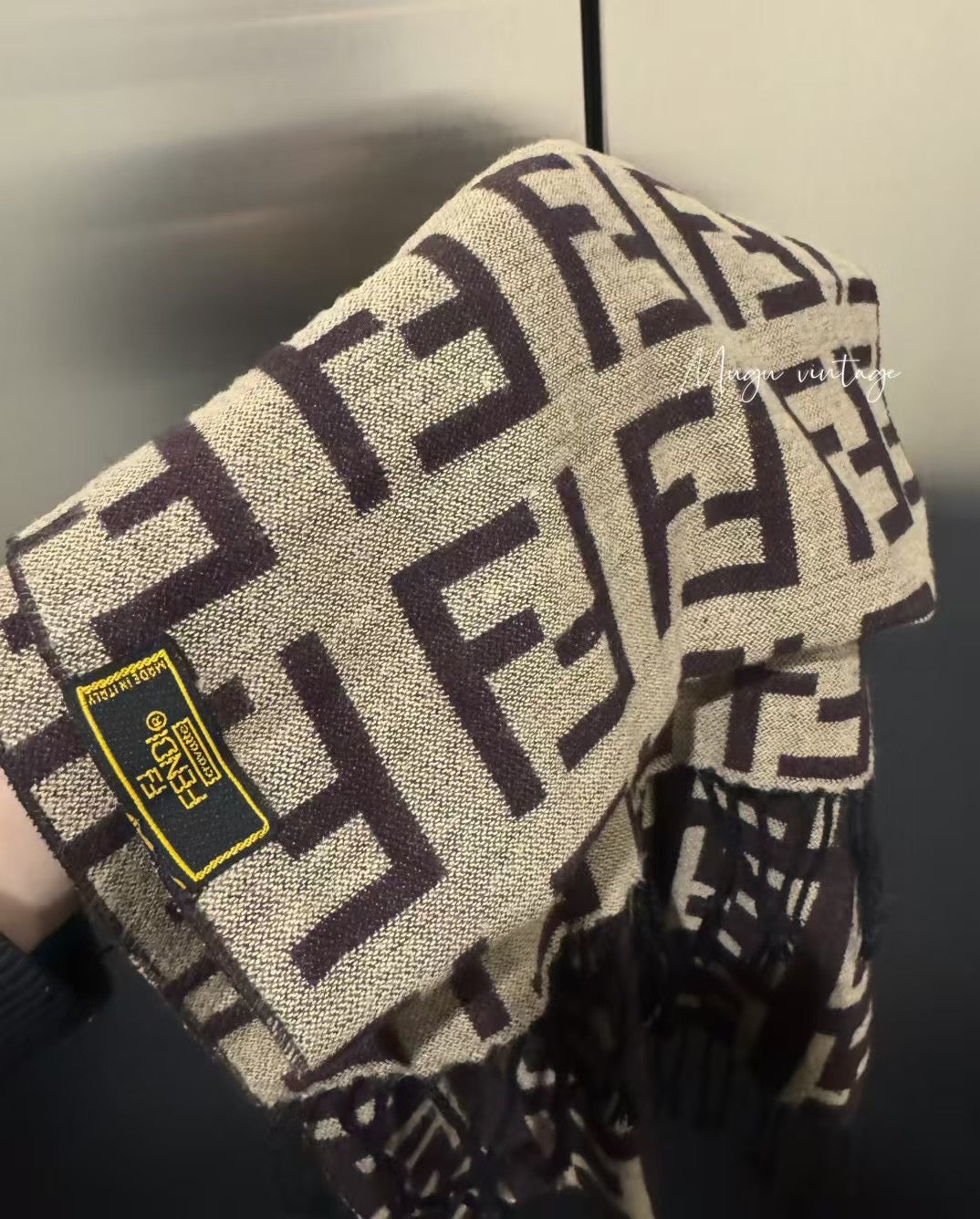 Fendi vintage scarf double sided
