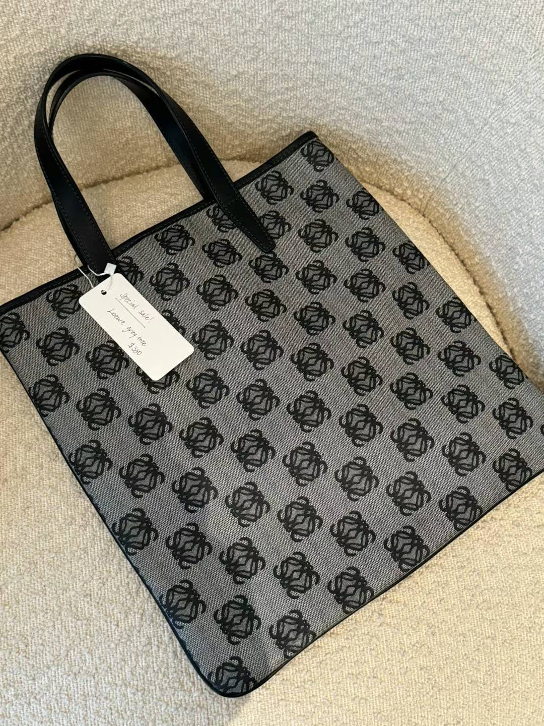 Loewe grey monogram tote