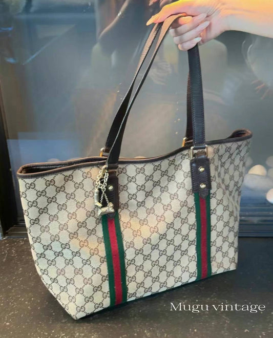 Gucci sherry monogram tote