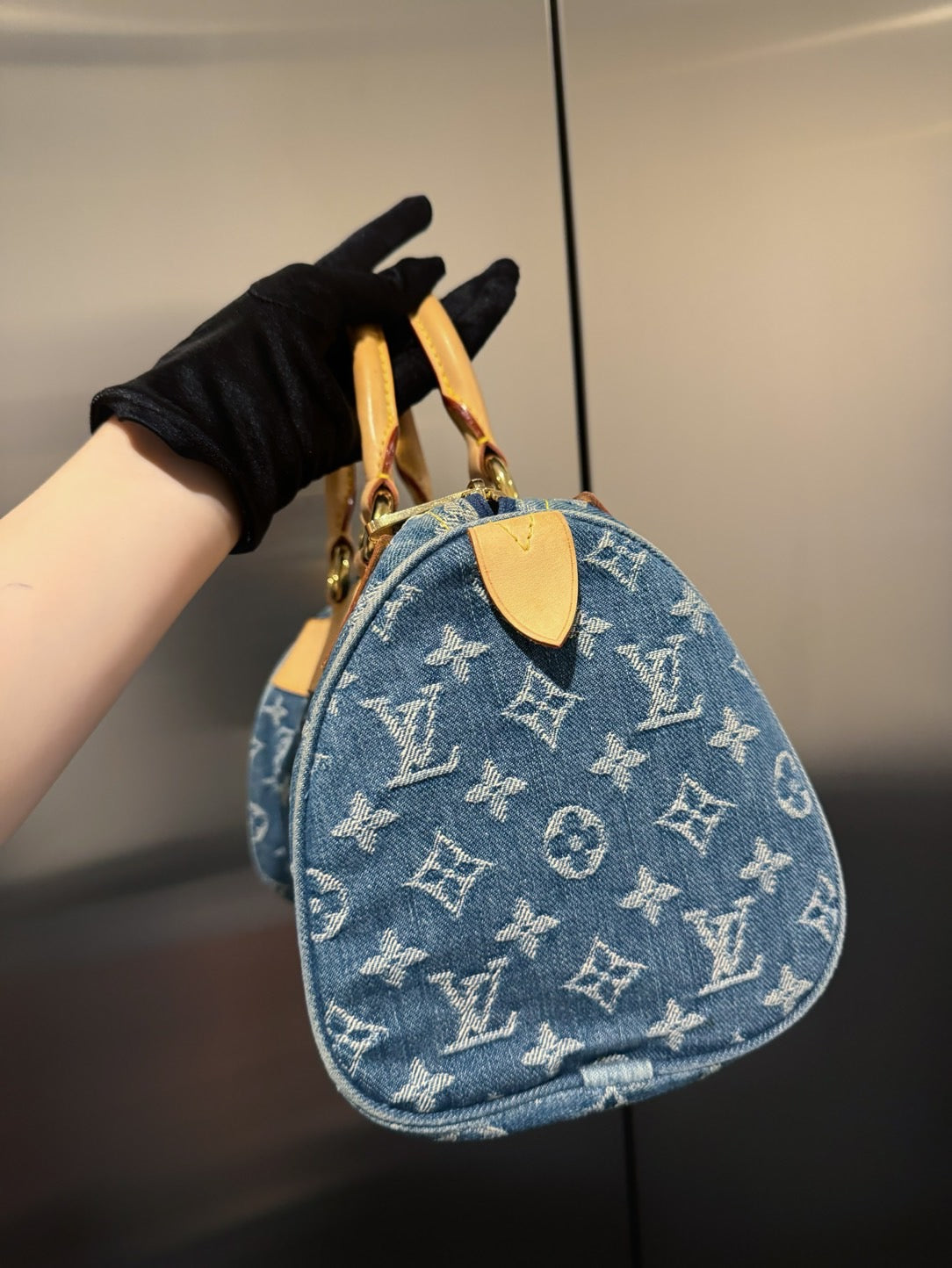 Louis Vuitton denim speedy