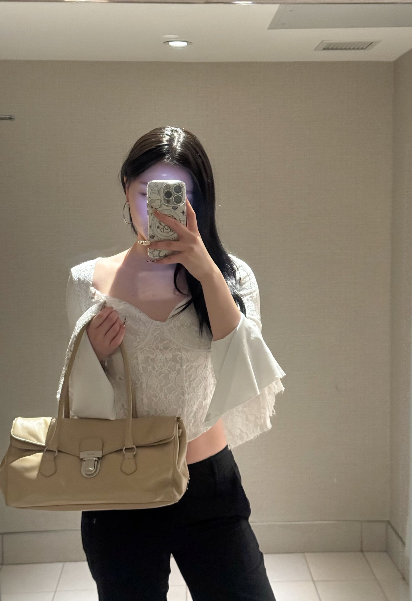 Prada beige baguette