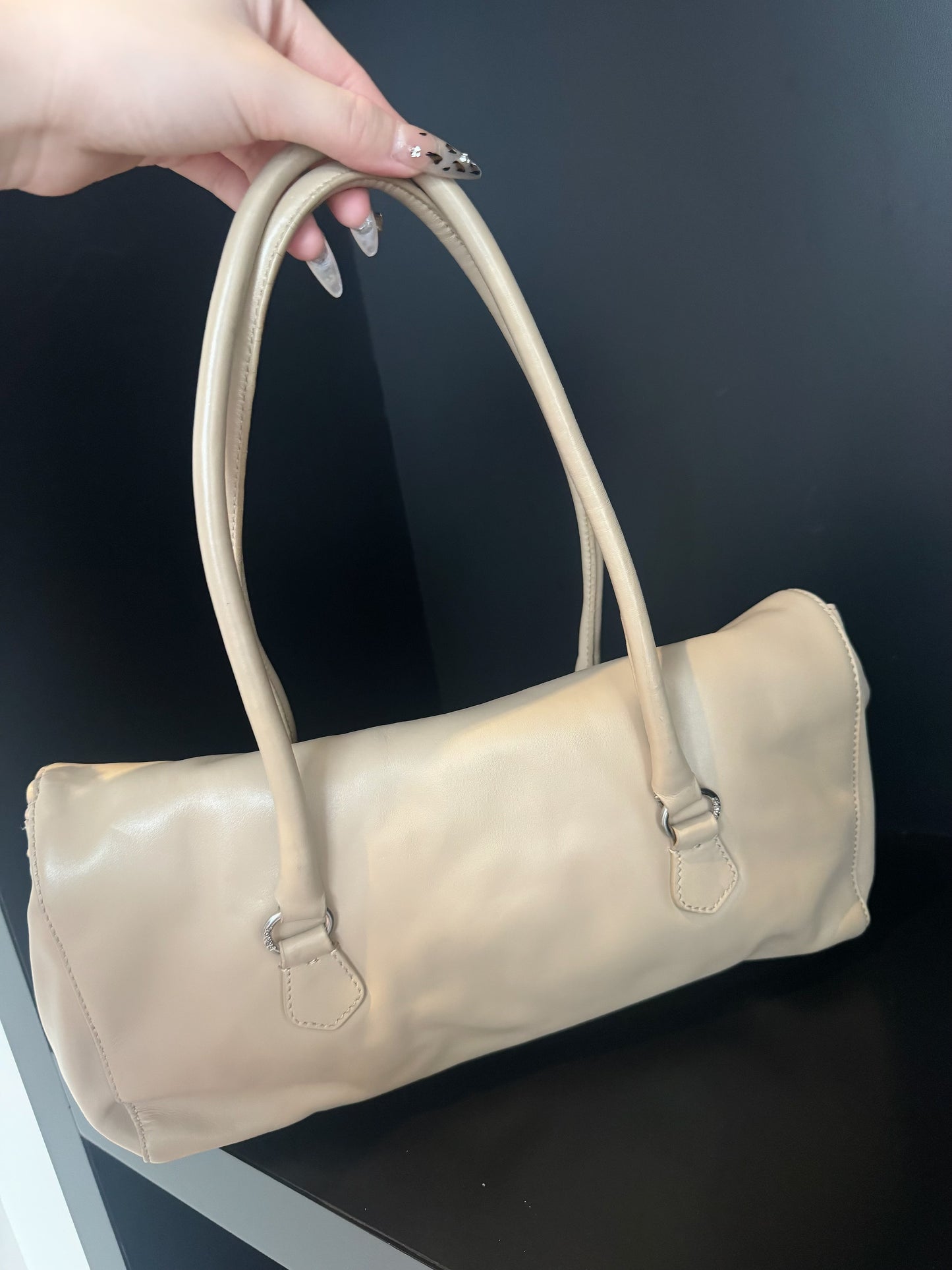 Prada beige baguette