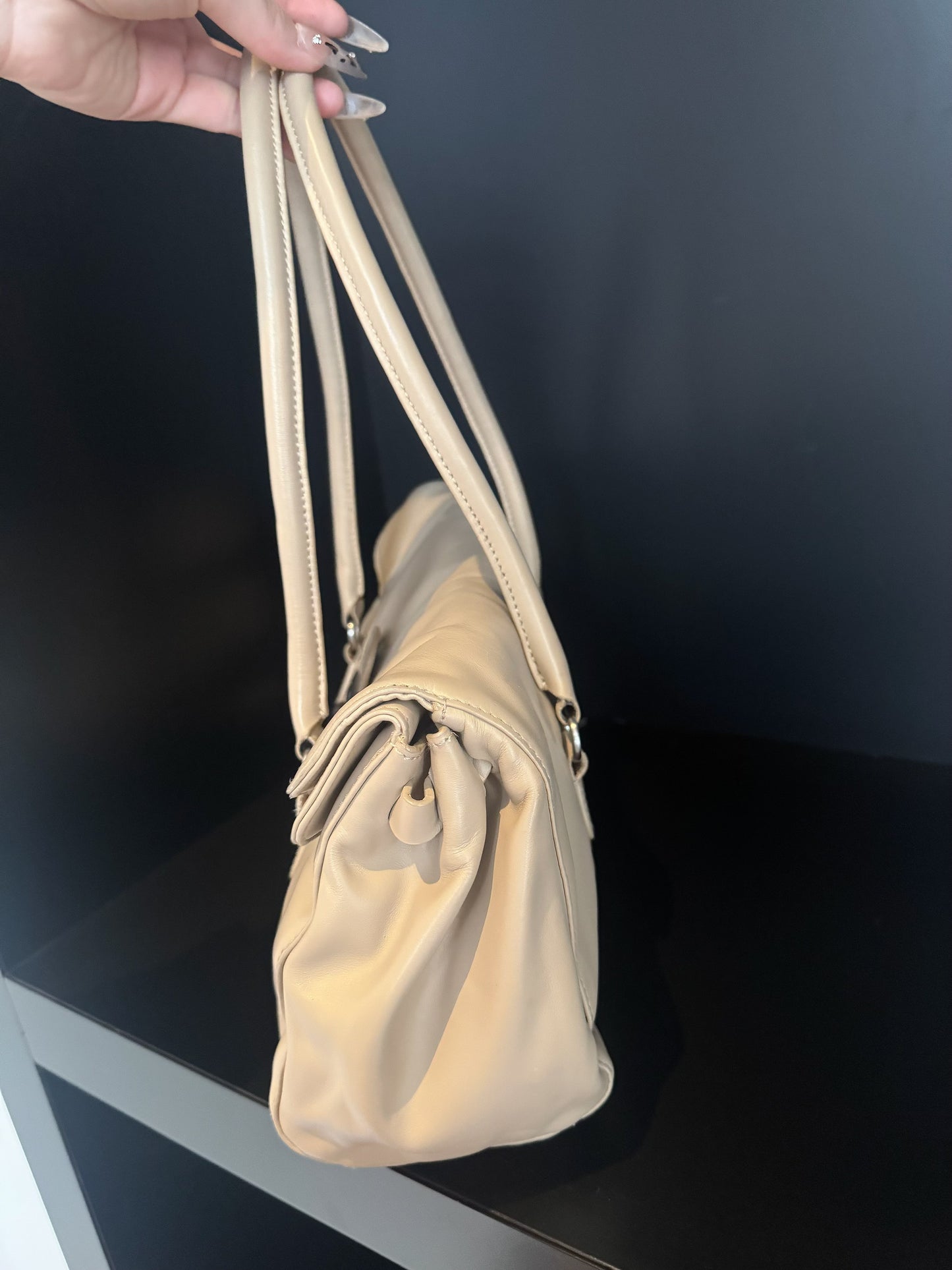 Prada beige baguette