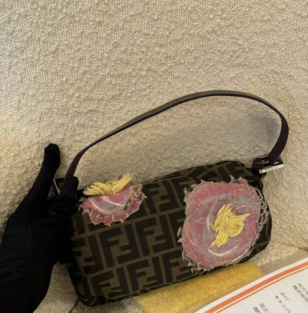 Fendi rare flower baguette