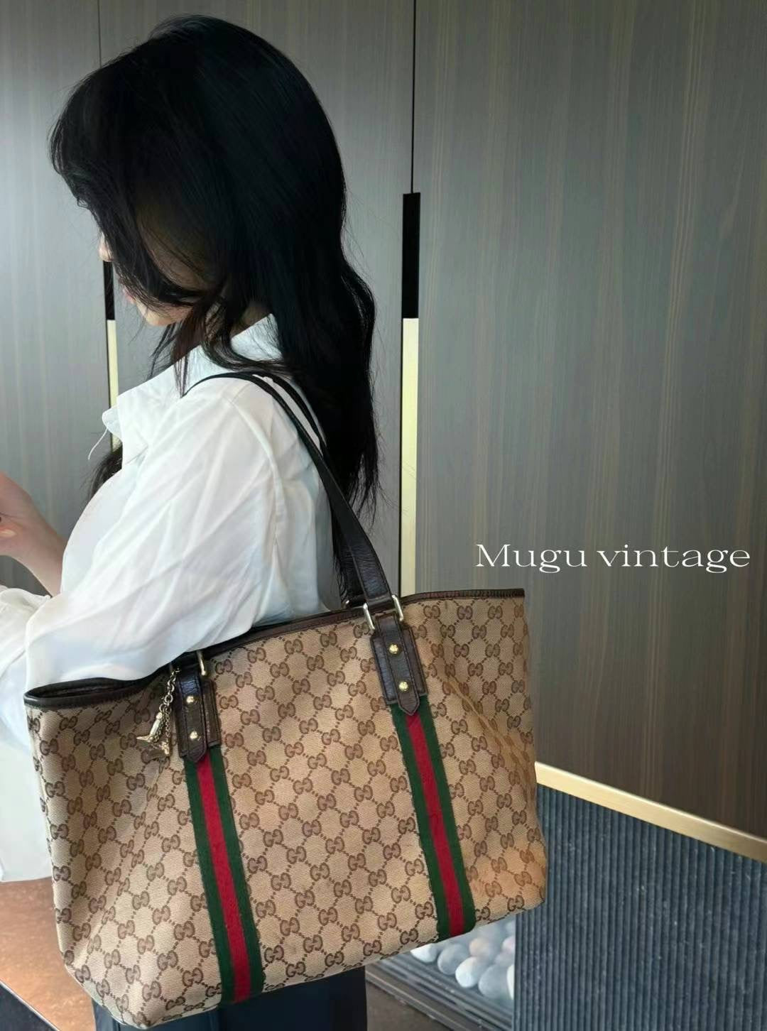 Gucci sherry monogram tote