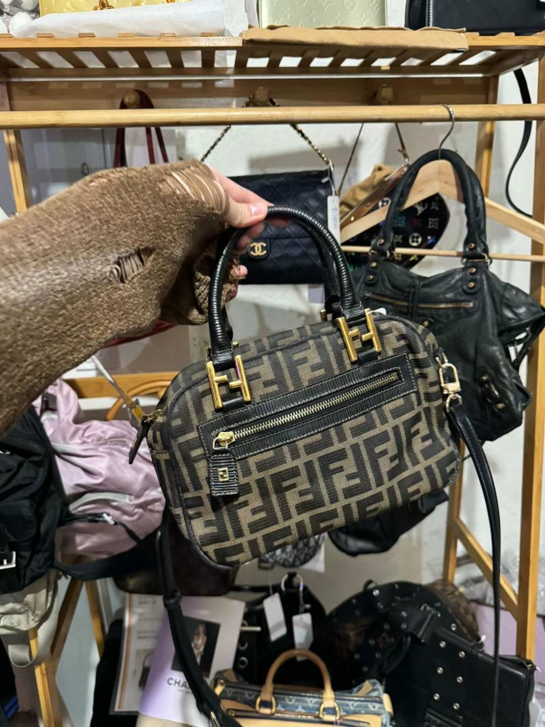 Fendi crossbody monogram bag