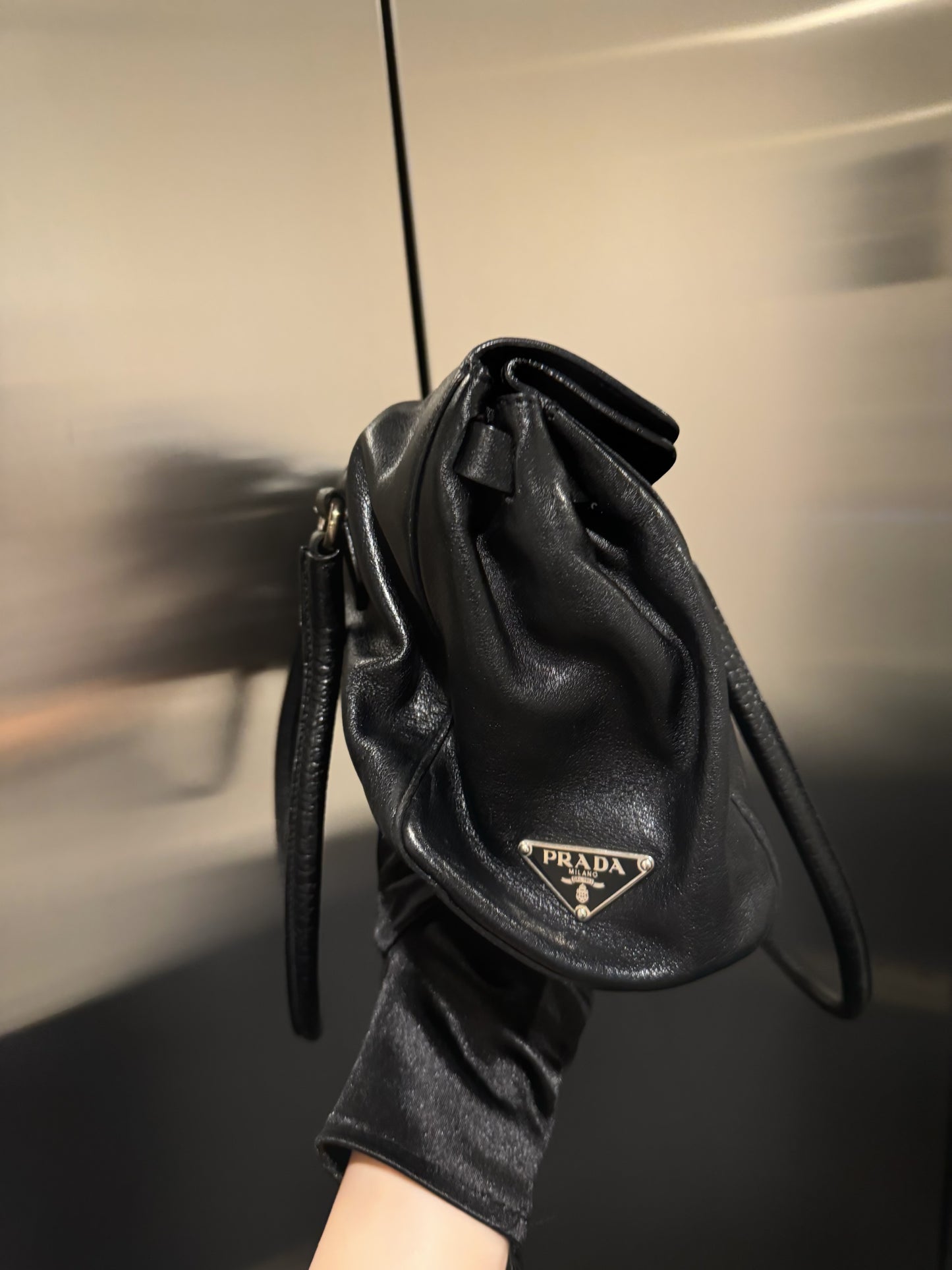 Prada large shoulder bag