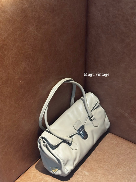Prada cream beige baguette
