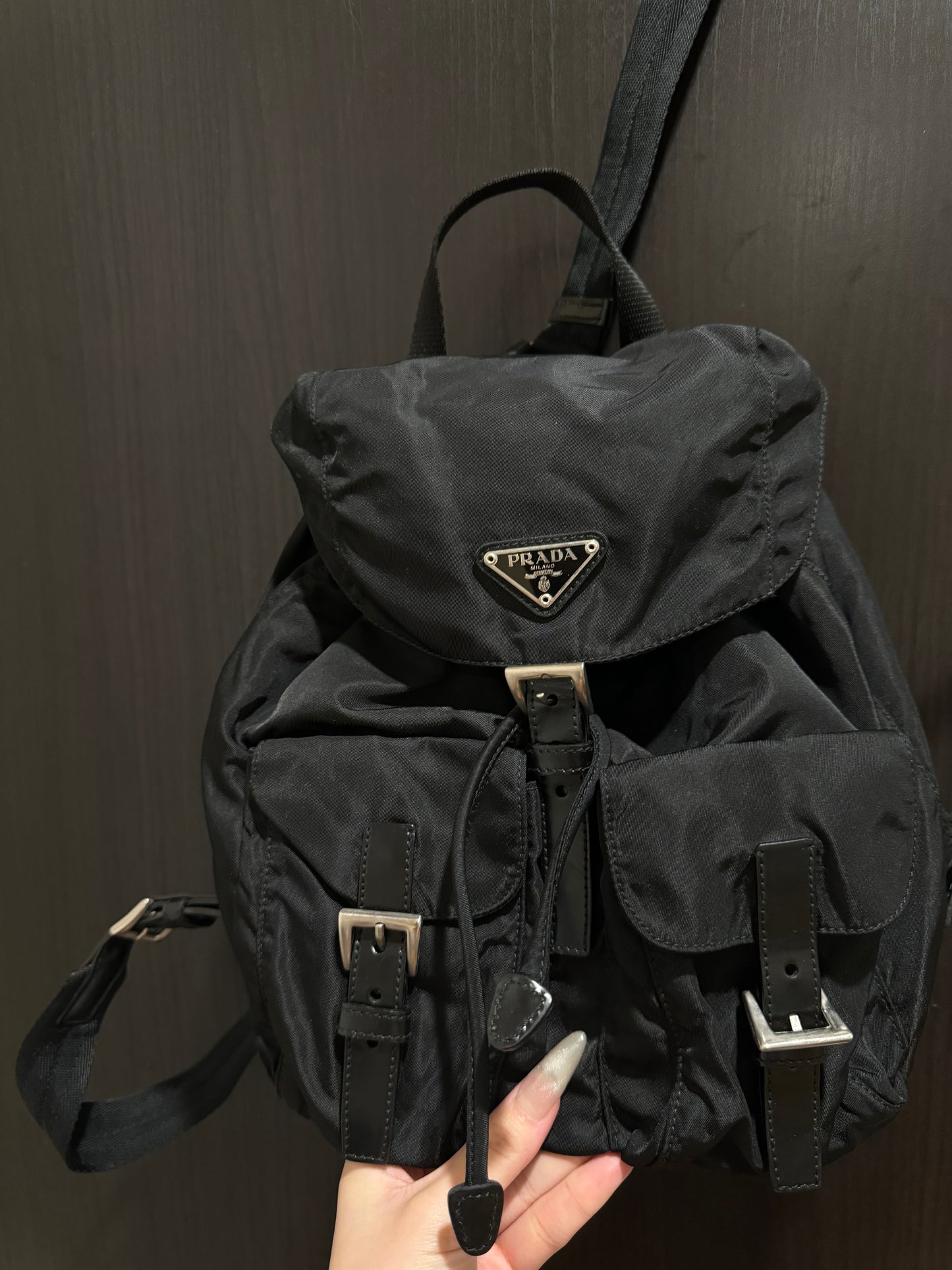 Prada small vintage nylon backpack