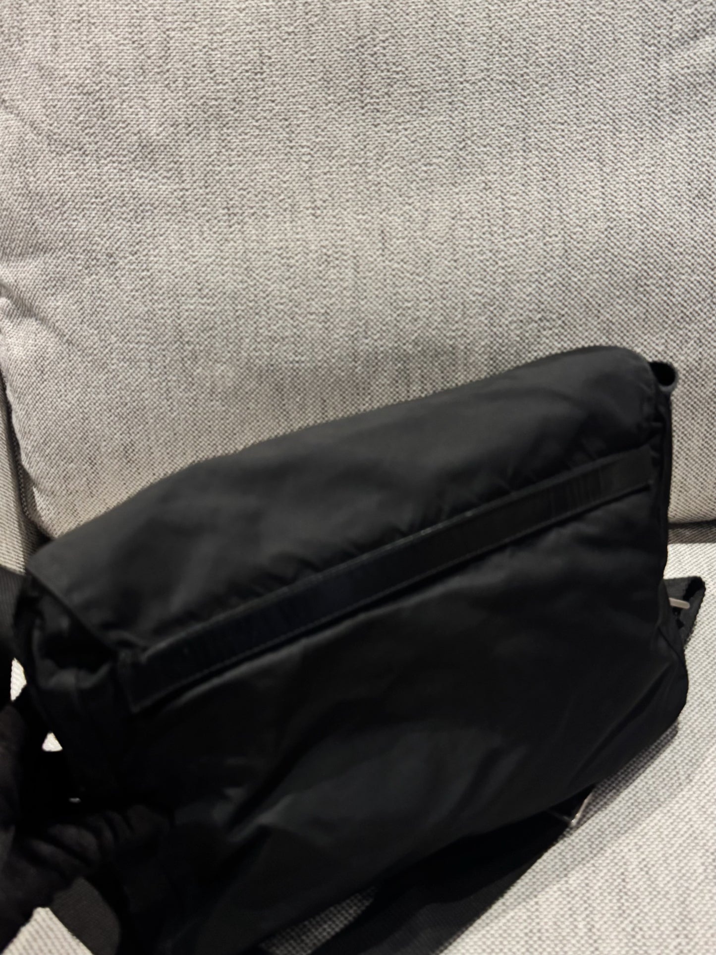 Prada medium messenger vintage crossbody bag