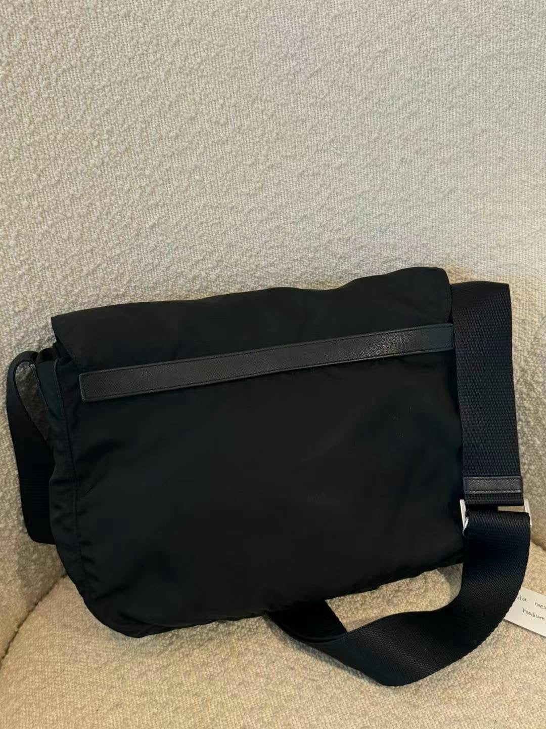 Prada medium messenger with card