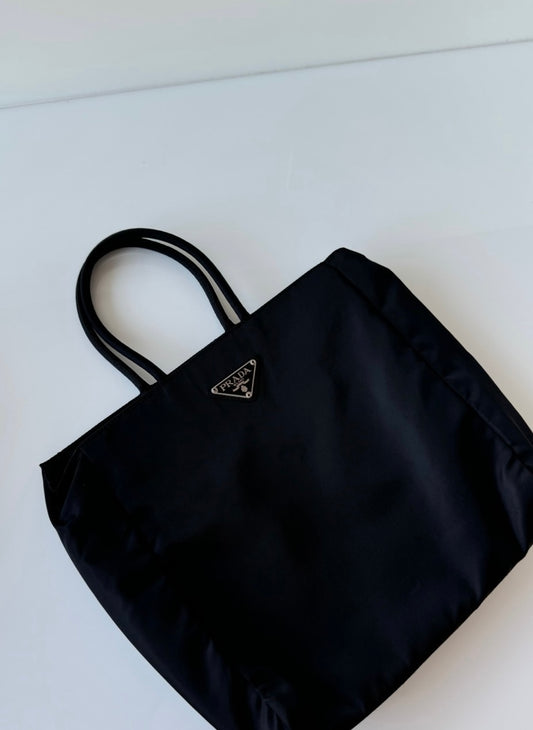 Prada mini tote with authenticity card