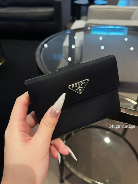 Prada nylon wallet