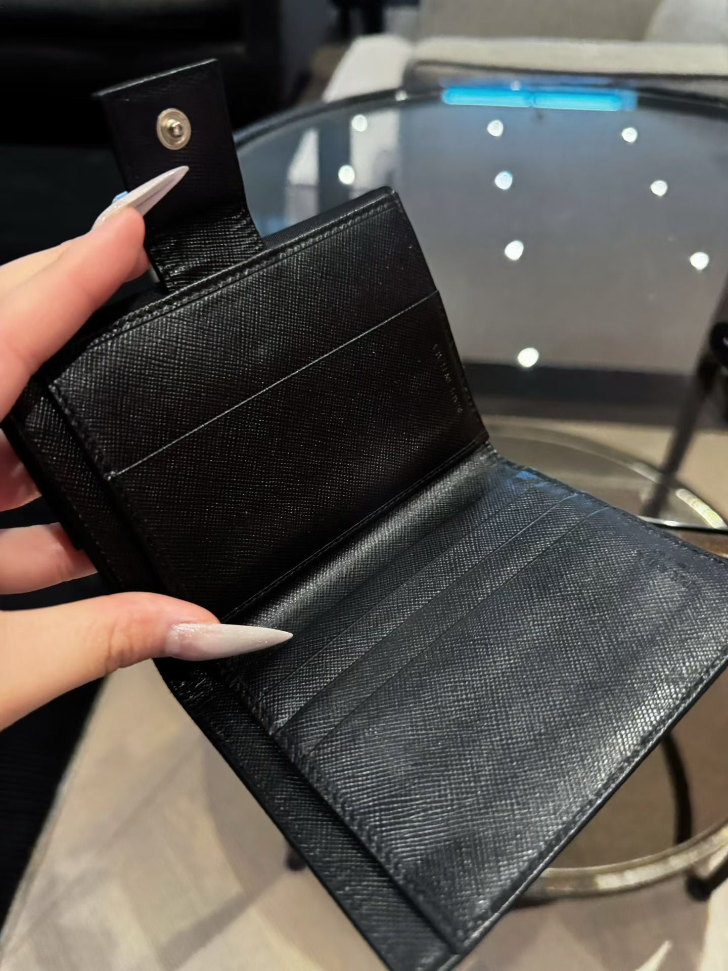 Prada nylon wallet